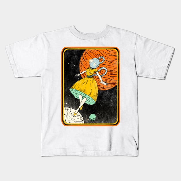 Moonstruck Kids T-Shirt by Eyeballkid-